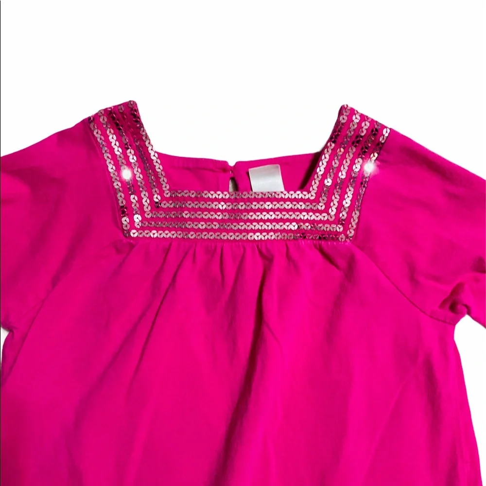 Carter’s Girls Size 6 Long Sleeve Pink Tunic Top